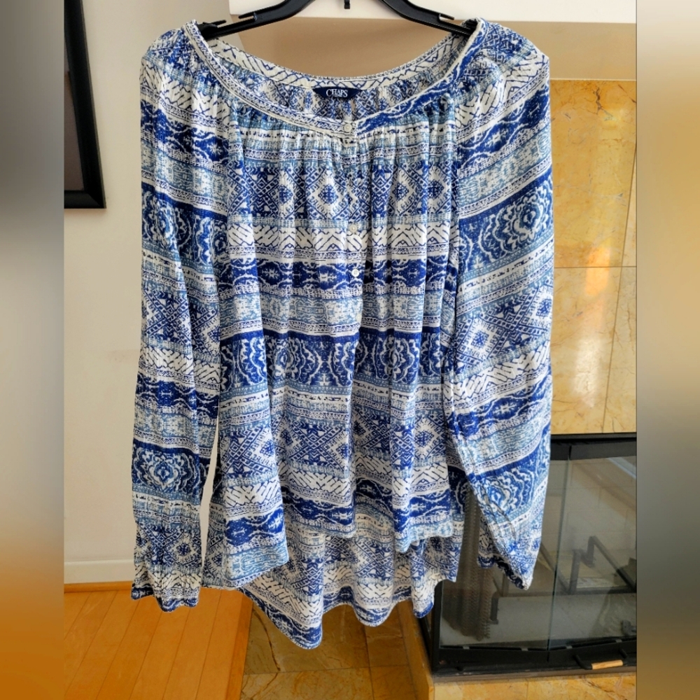 Bundle2 For  $30 Eligible. Chaps Blouse
